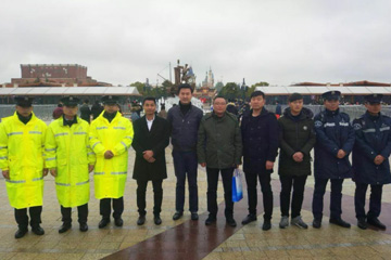 春节慰问暖人心 殷殷真情送祝福--三毛保安及银盾电子公司领导新春慰问走访基层
