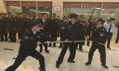 三毛保安圆满完成驻华夏银行全体保安员集训活动