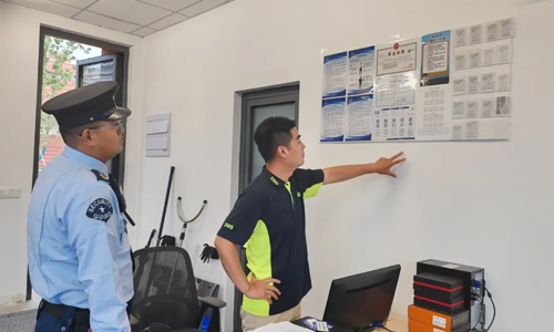 【严守安全关 把好幸福门】三毛保安开展国庆期间专项巡查