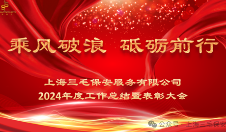 【乘风破浪 砥砺前行】三毛保安2024年度工作总结暨表彰大会圆满落幕